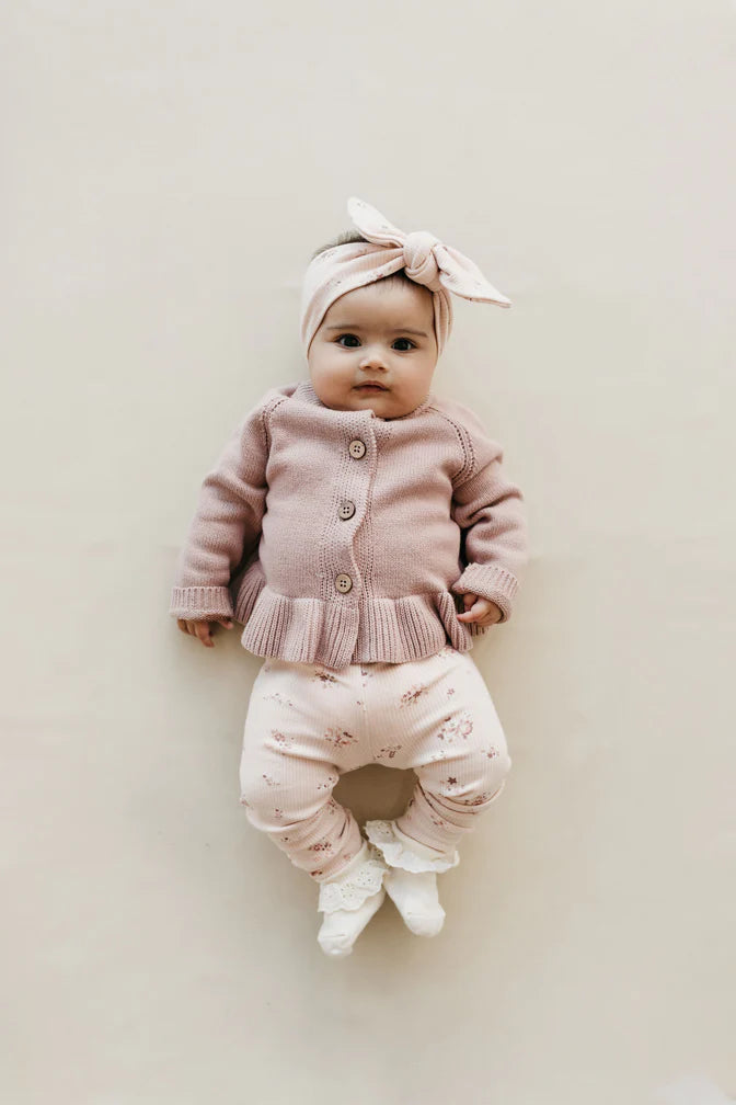 Ava Cardigan - Dusky Rose