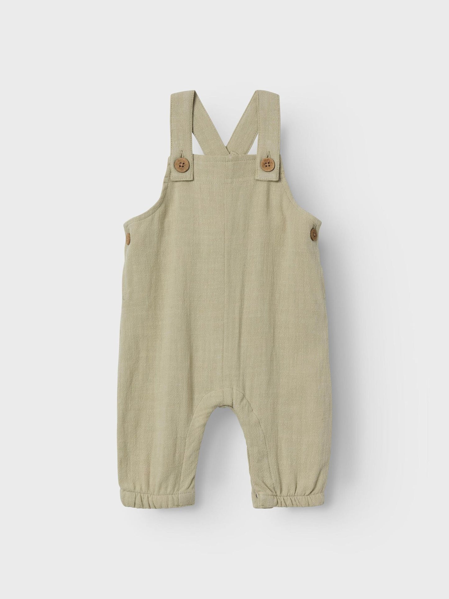 Loose Fit Overalls - Moss Gray