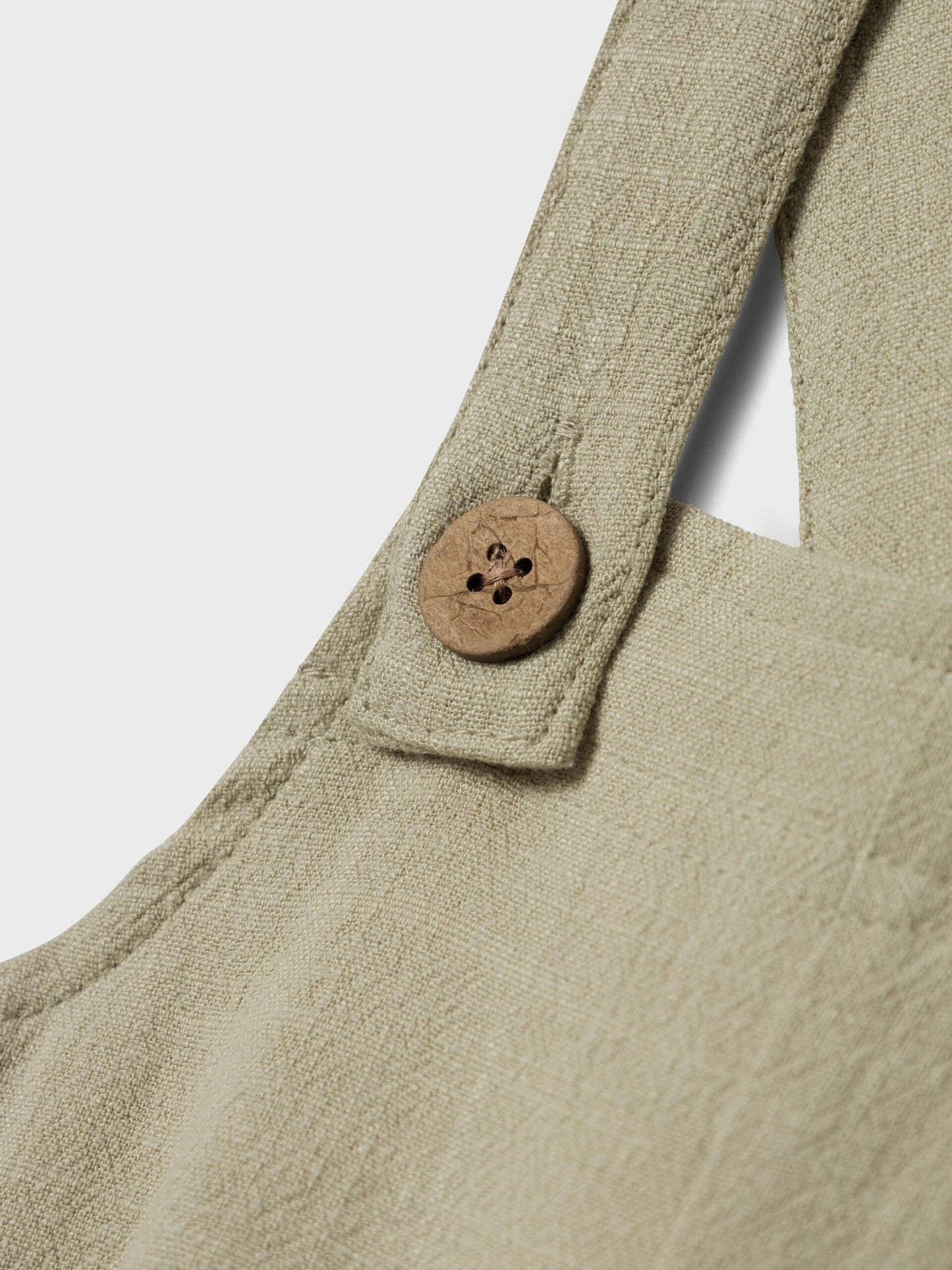 Loose Fit Overalls - Moss Gray