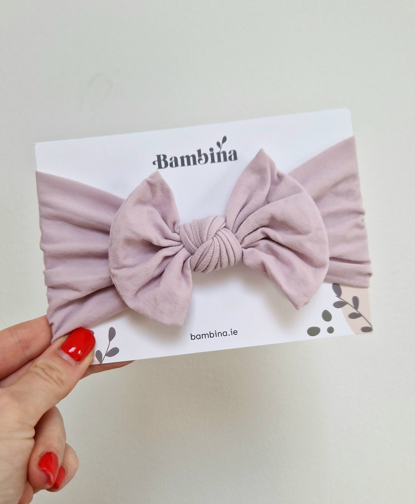Nina Headband - Pale Mauve