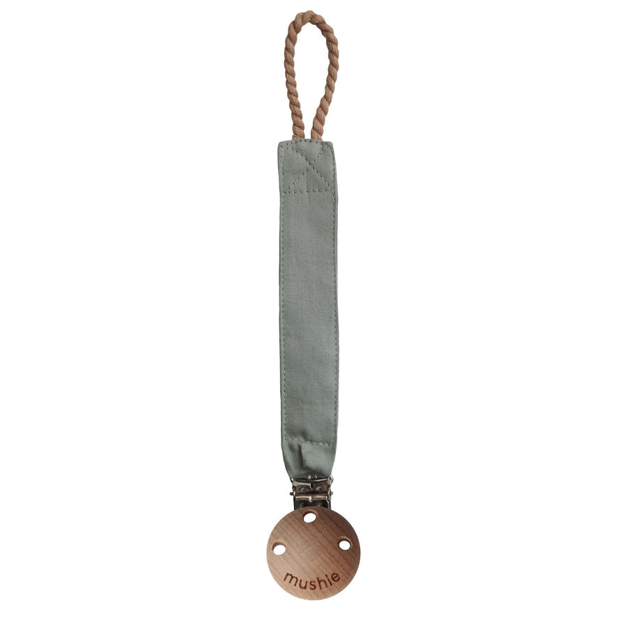 Fabric Soother Clip - Roman Green
