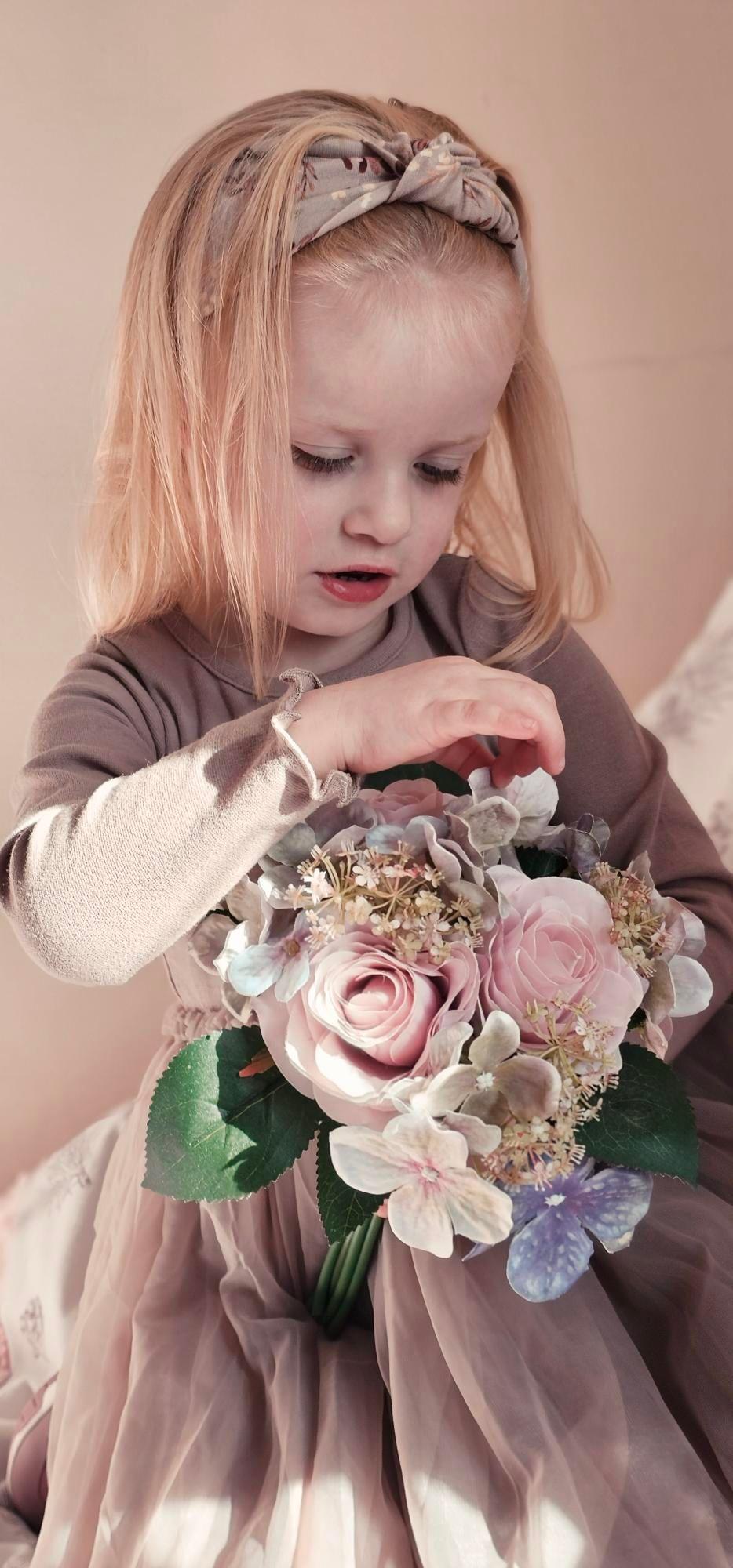 Myla Headband - Mauve Blossom