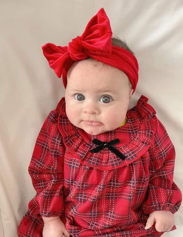 Velvet Headband - Berry Red