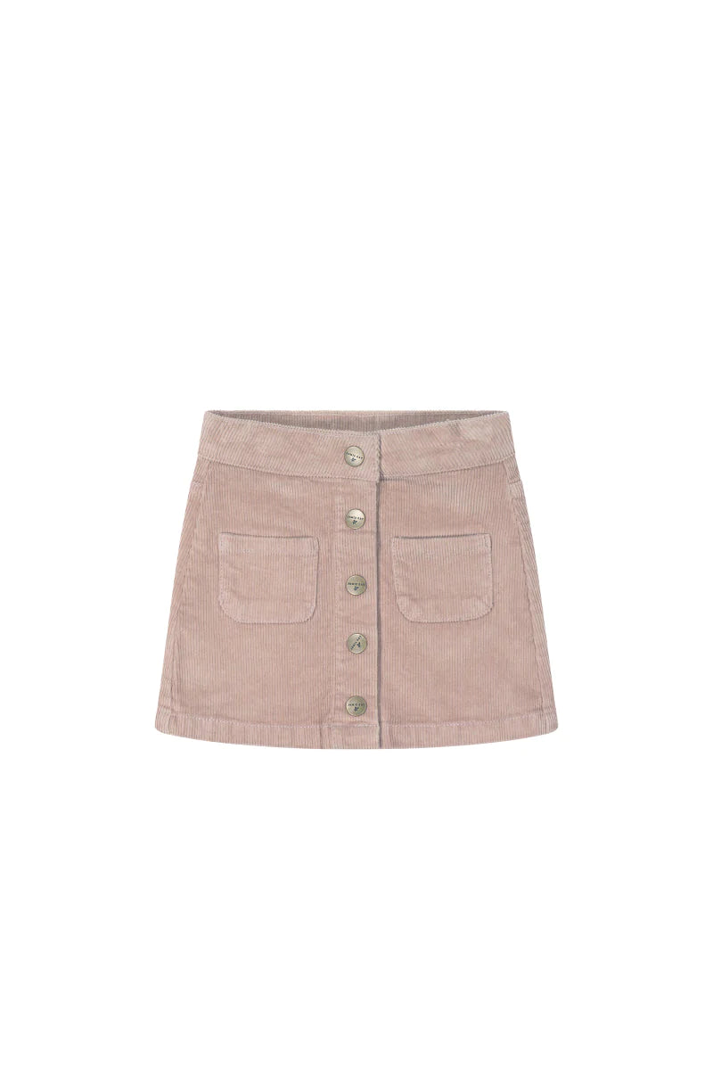 Alexis Cord Skirt - Dusky Rose