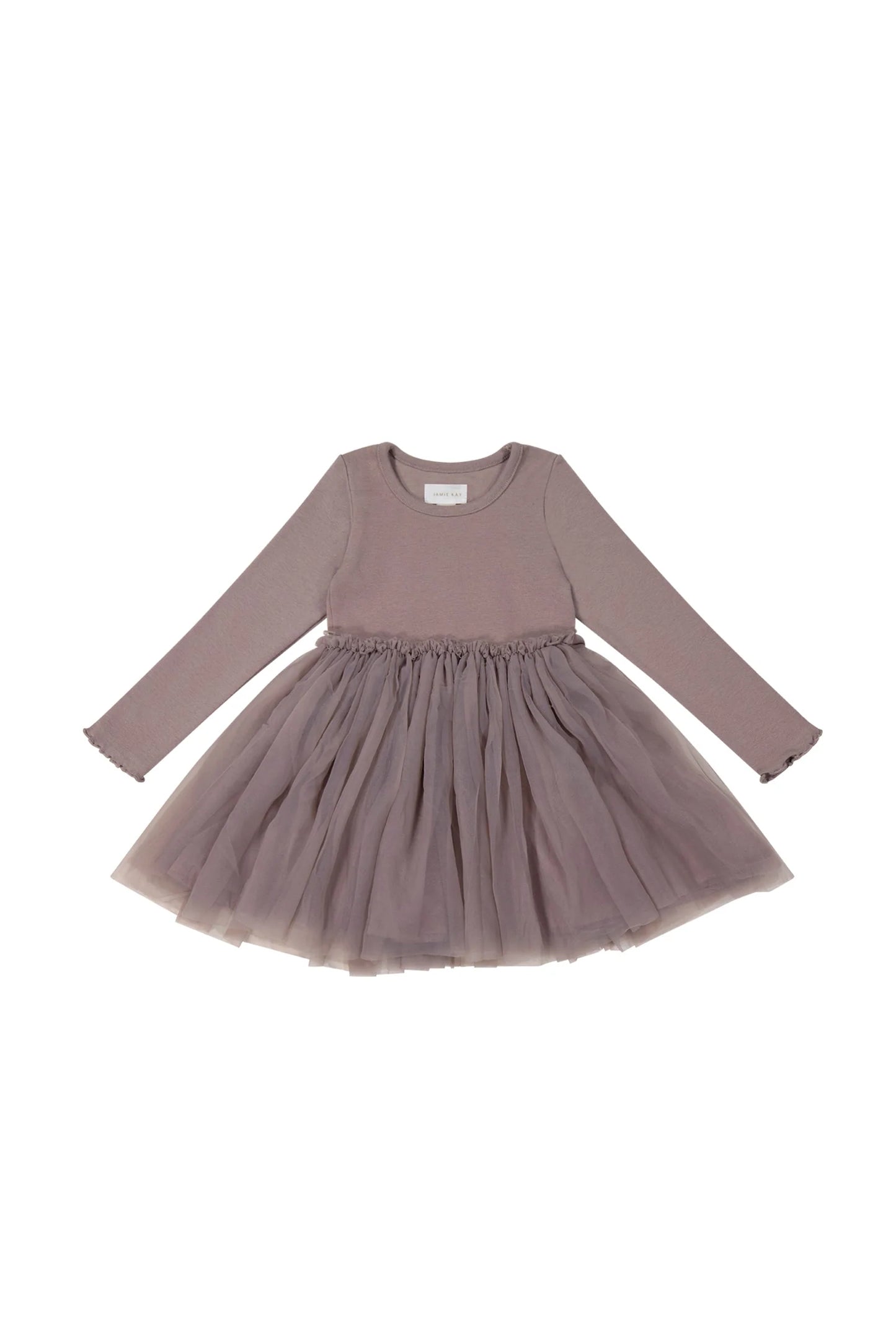 Anna Tulle Dress - Mushroom