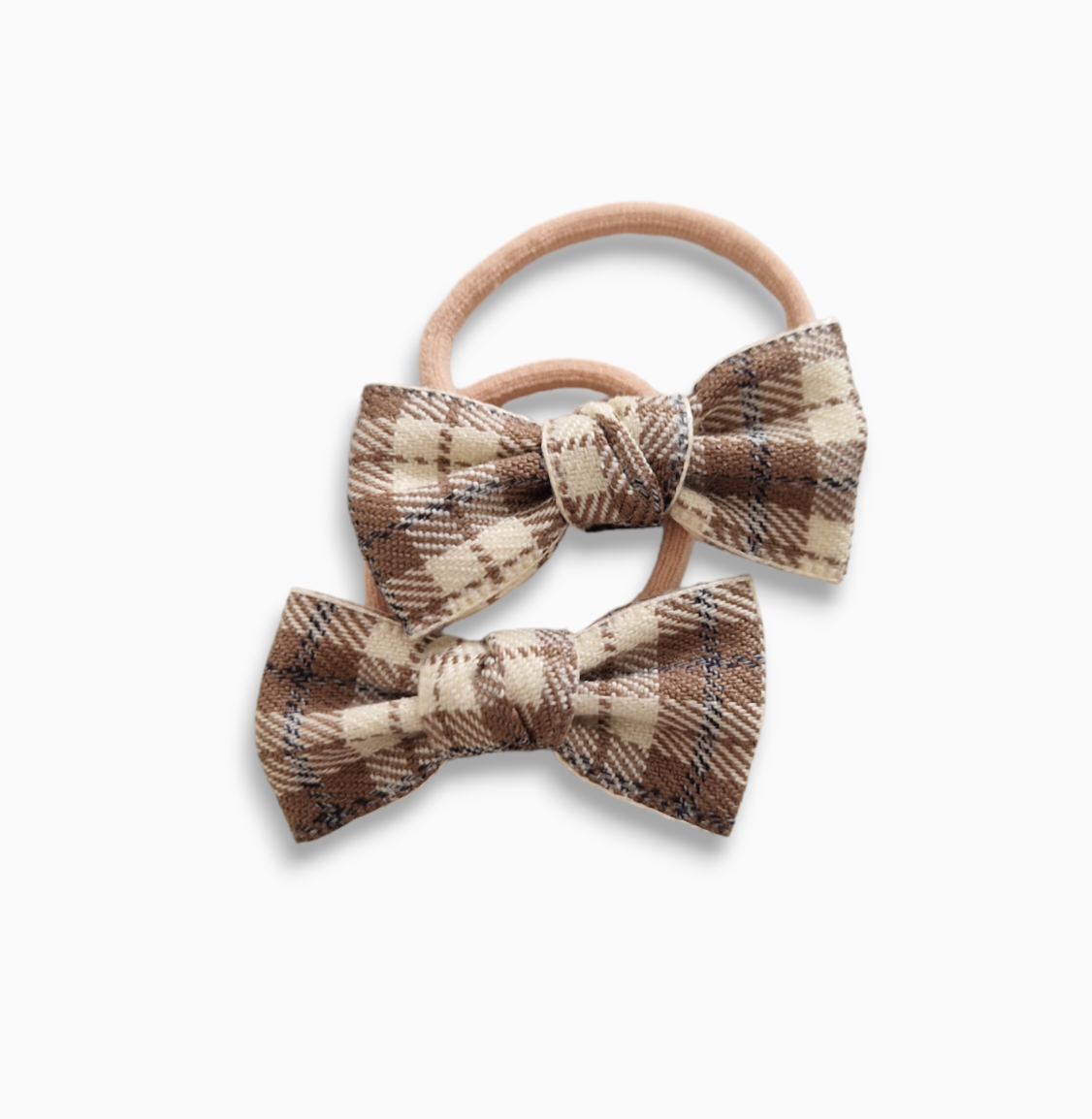 Hair Elastics 2 pack - Tartan
