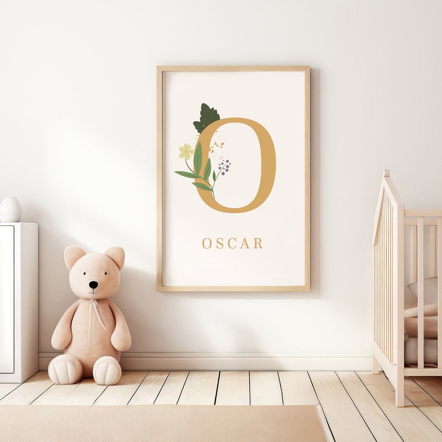 Botanical Personalised Name Print