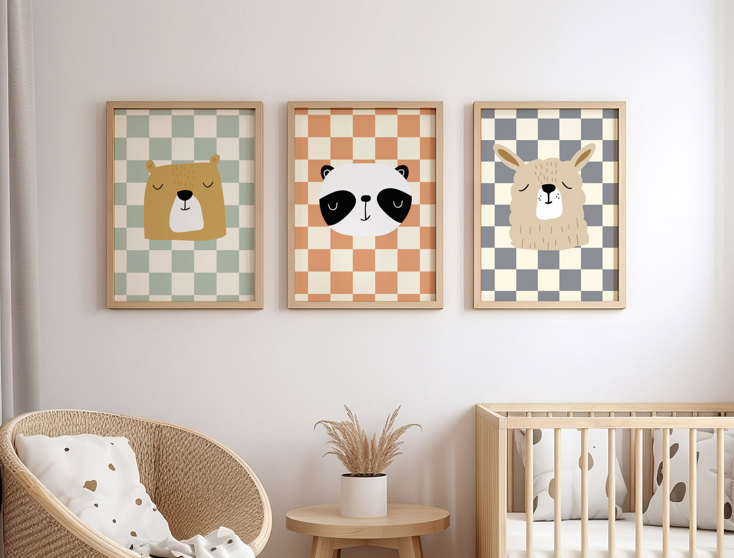 Checkered Animal Prints