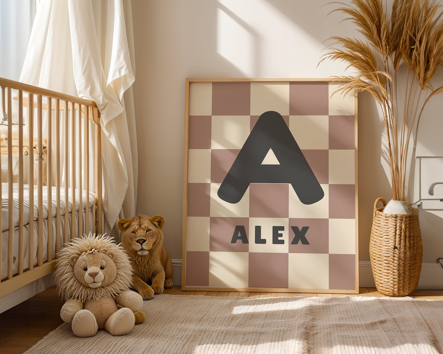 Checkered Personalised Name Print