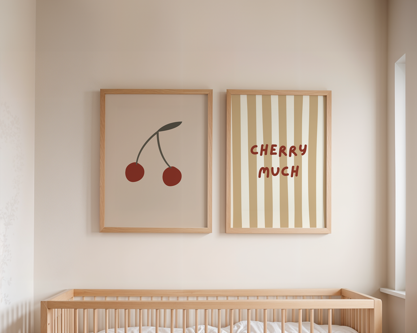 Cherry Much Wall Art Print