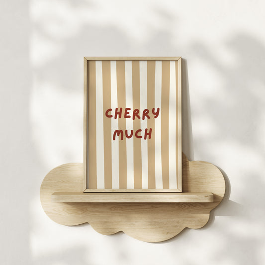 Cherry Much Wall Art Print