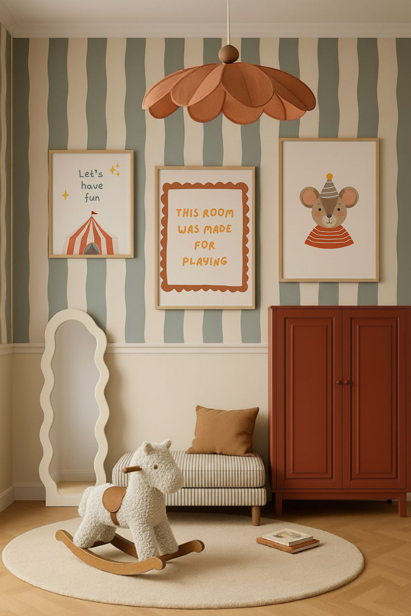 This room was made for playing - red