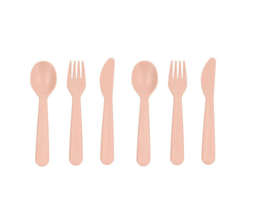 6 Cutlery Set - Light Pink