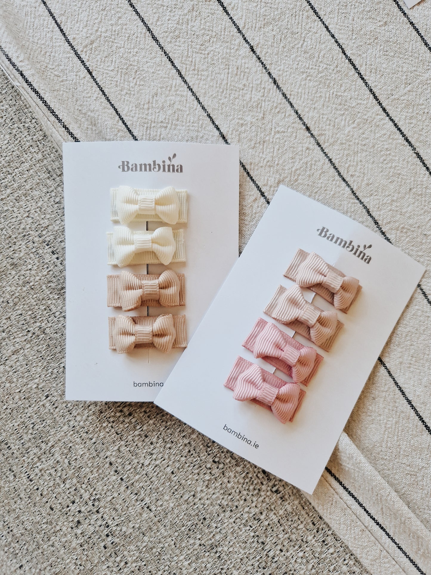Mini Bow Hair Clip - 4 pack