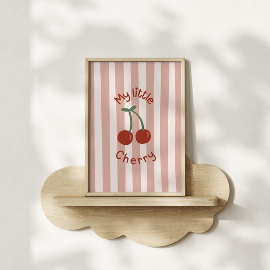 My Little Cherry Print - Pink