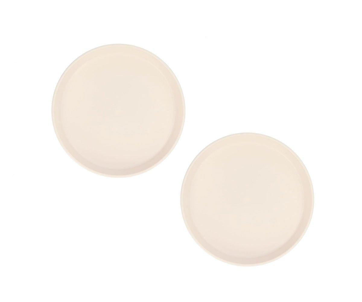 2 Tutete Plates - Ivory
