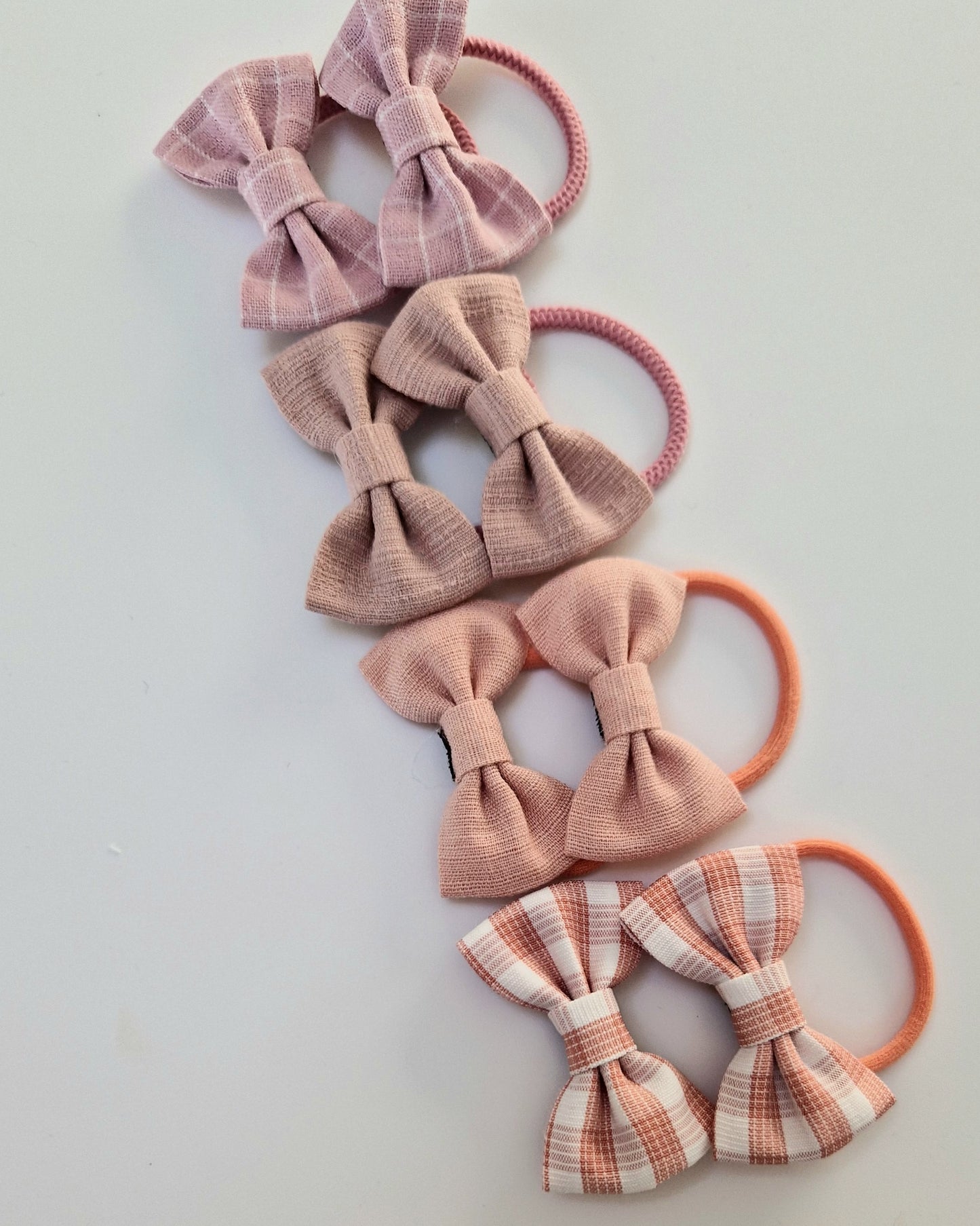 Hair Bobbins 2 pack - Taffy Plaid