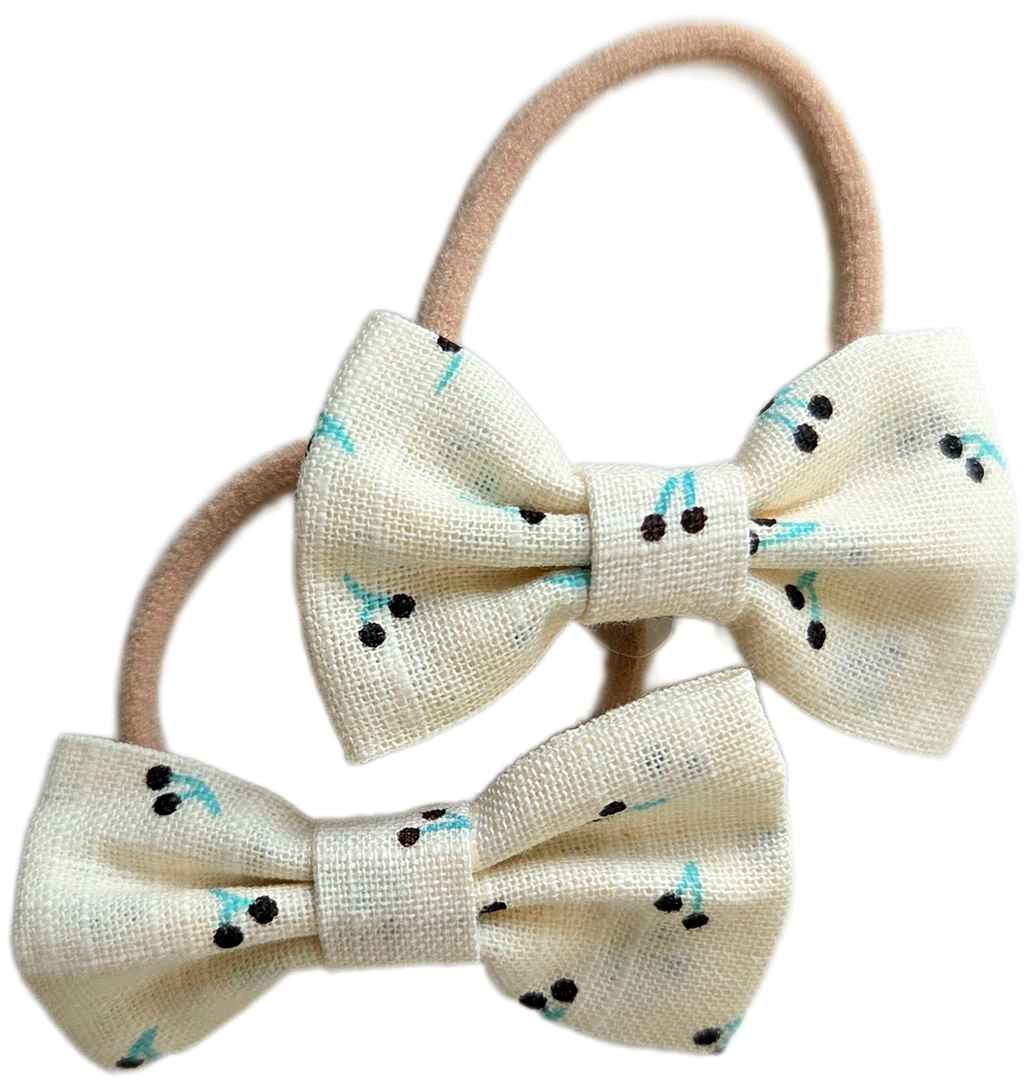 Hair Bobbins 6 pack - Cherry Pie