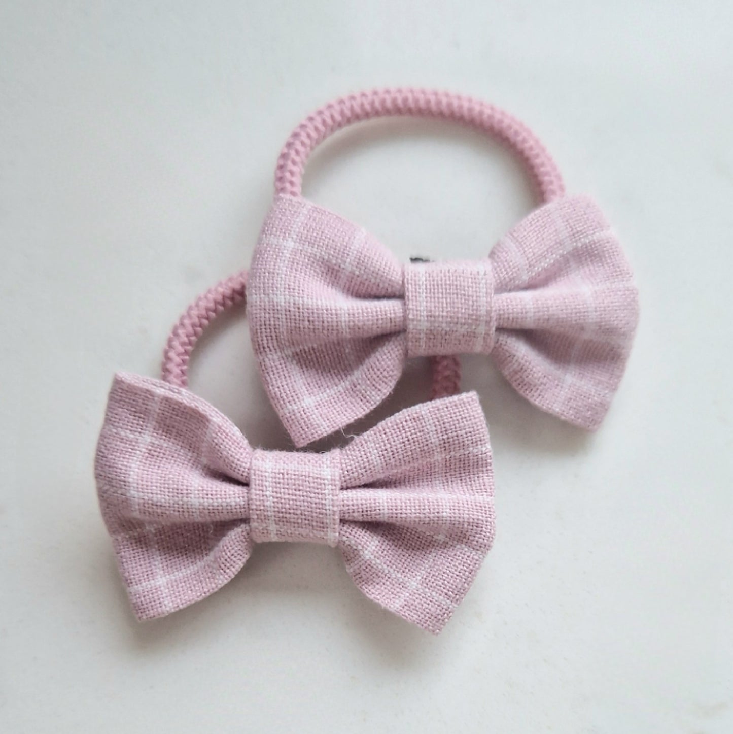 Hair Bobbins 2 pack - Taffy Plaid