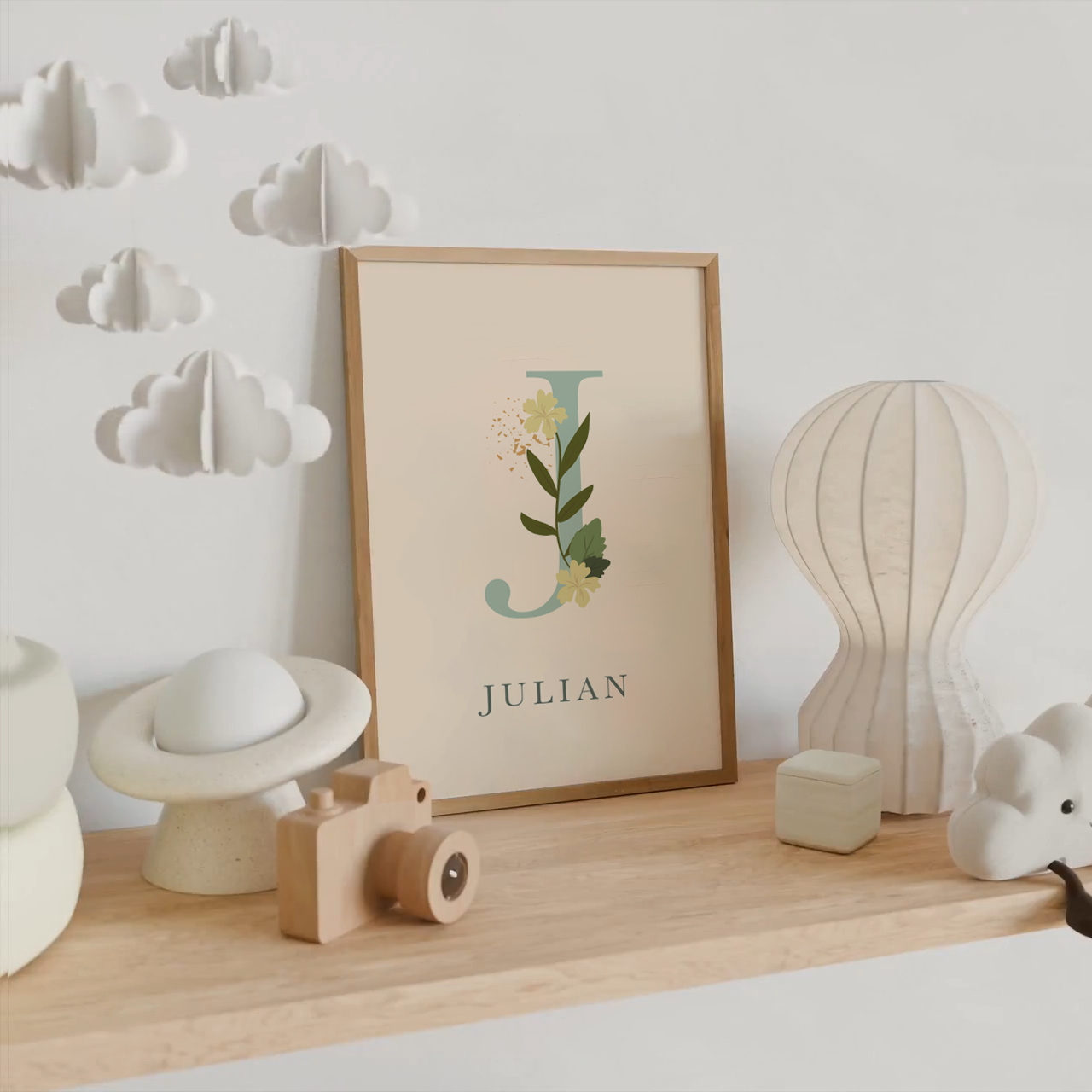 Botanical Personalised Name Print