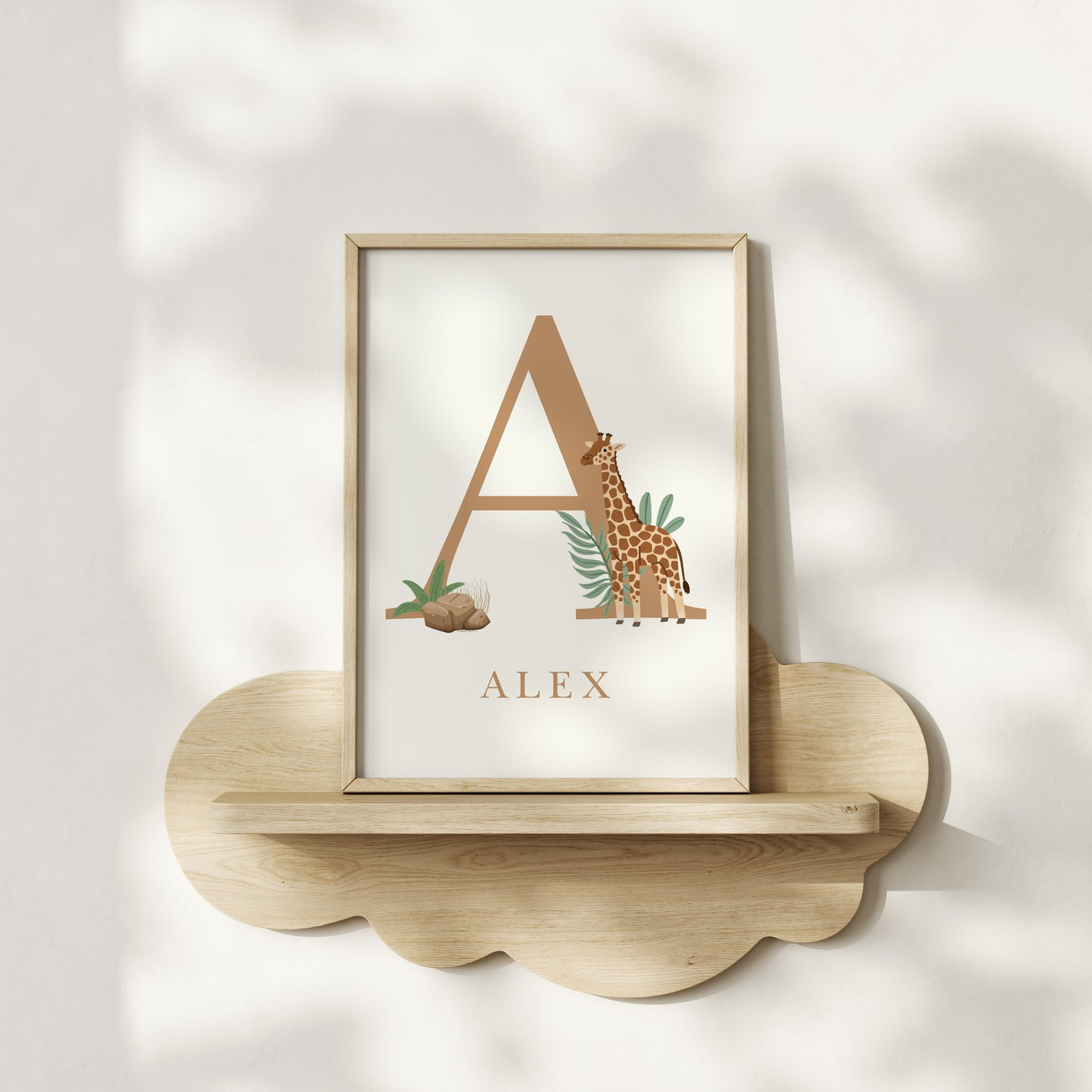 Safari Personalised Name Print