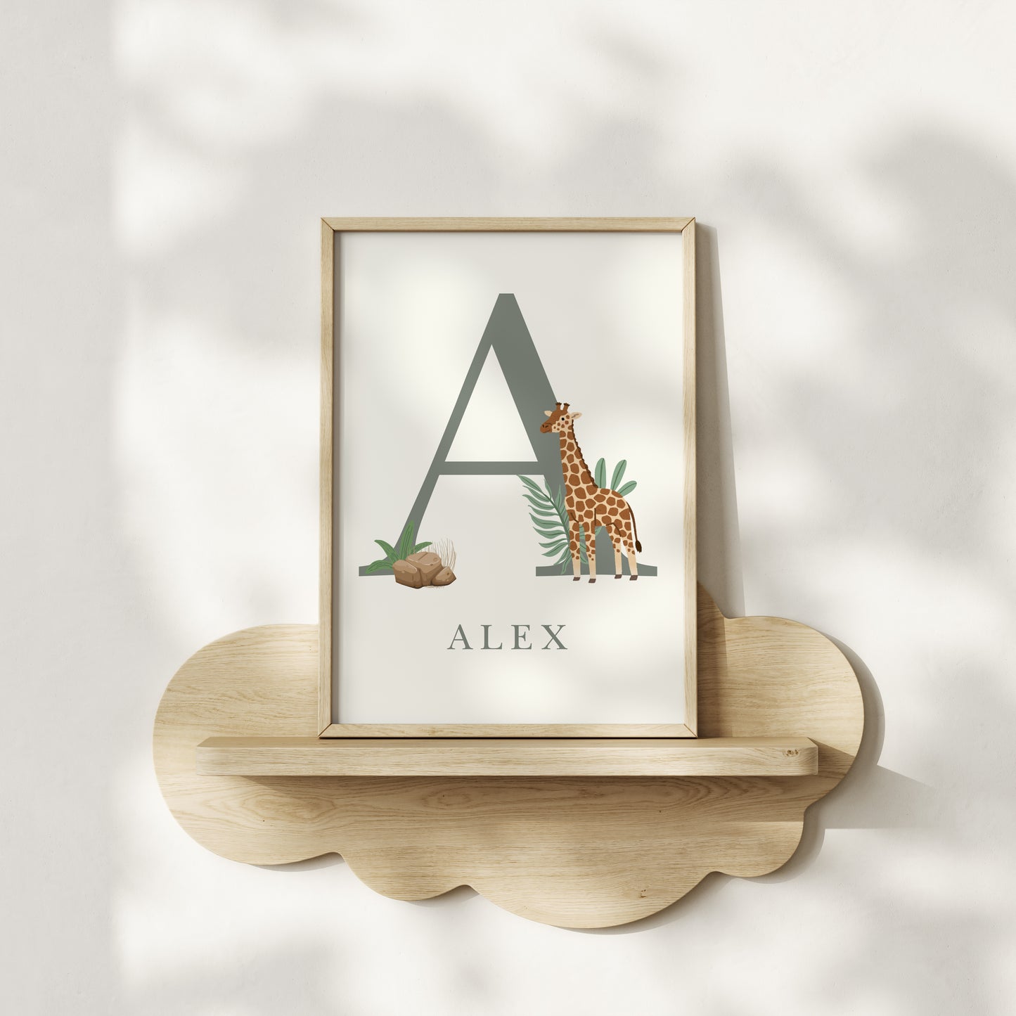 Safari Personalised Name Print