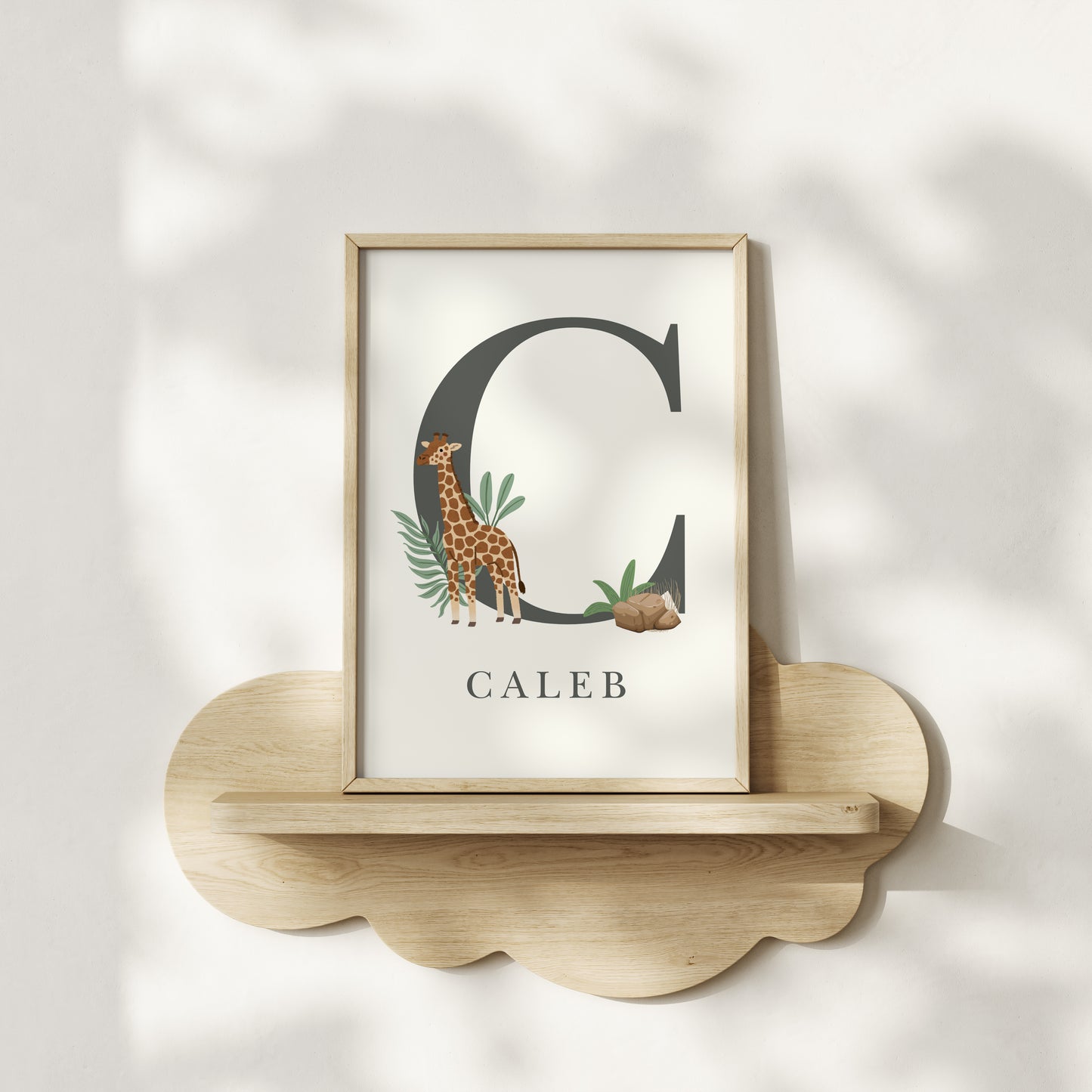 Safari Personalised Name Print