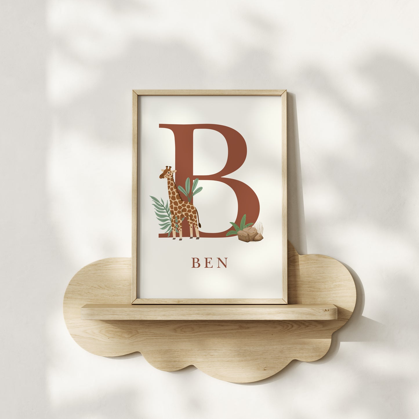 Safari Personalised Name Print