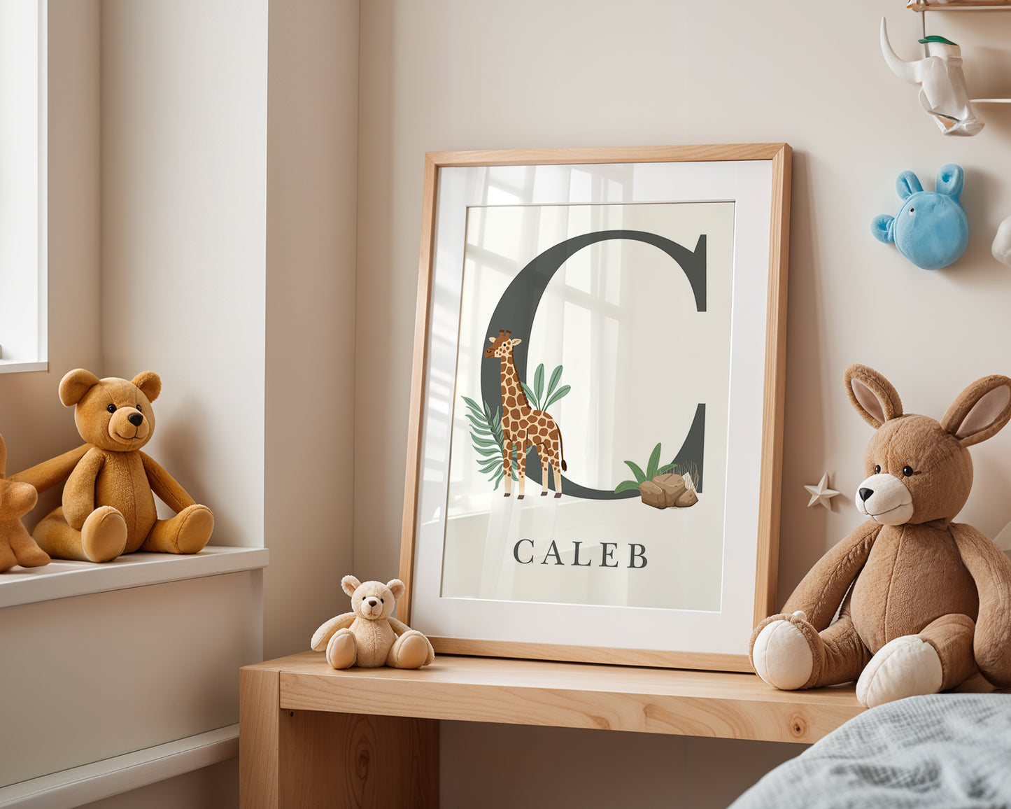Safari Personalised Name Print