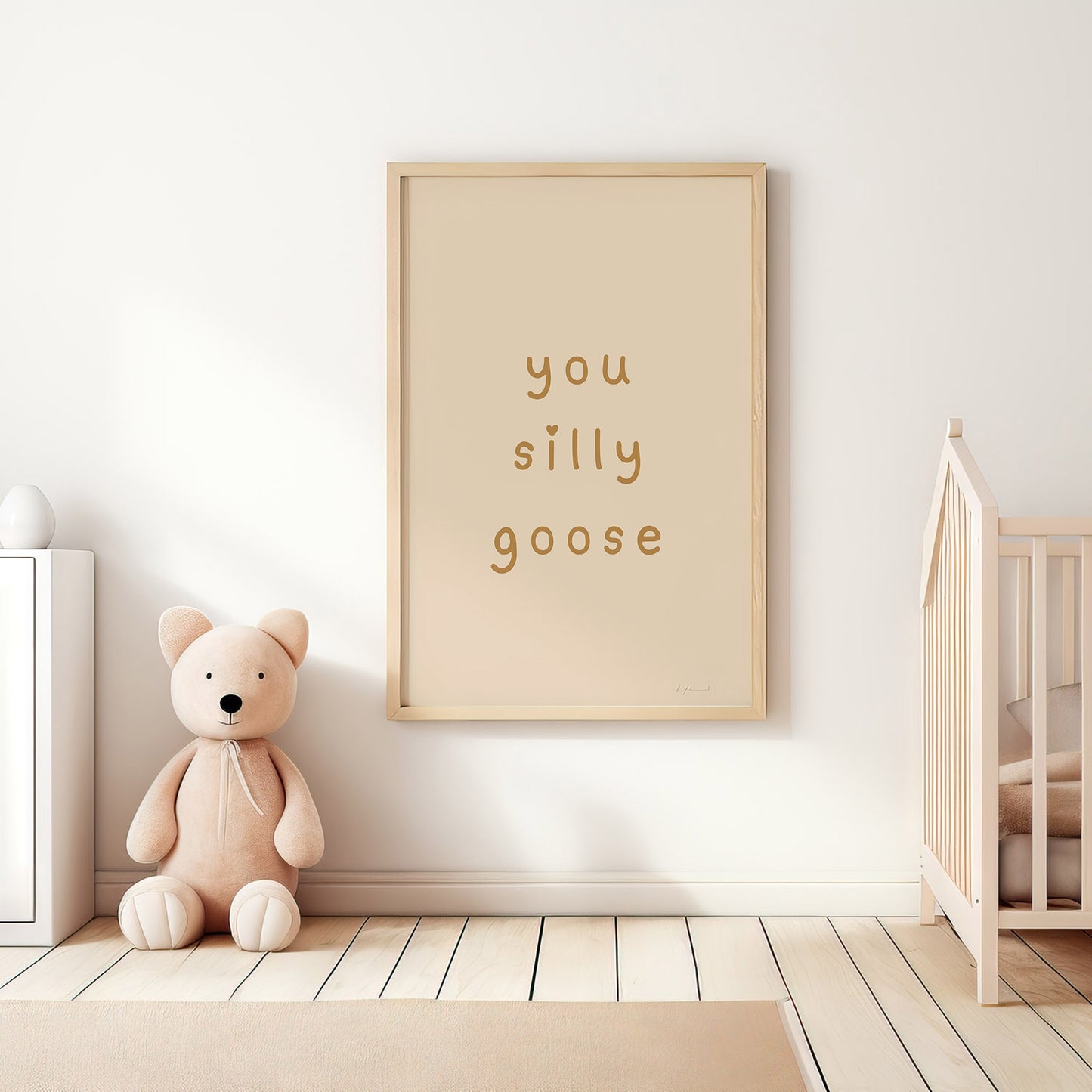 You Silly Goose Print - Yellow