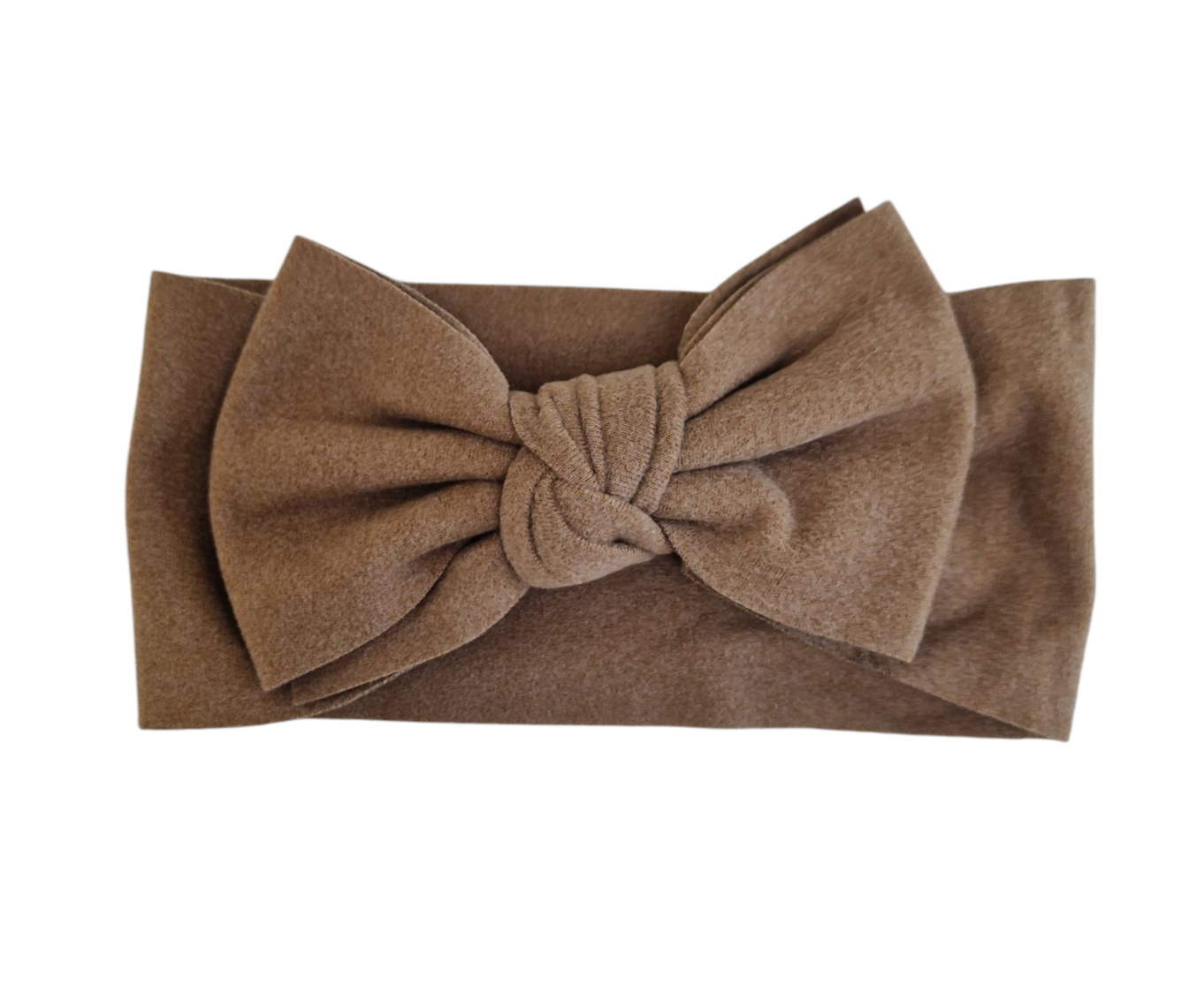 soft baby headband brown