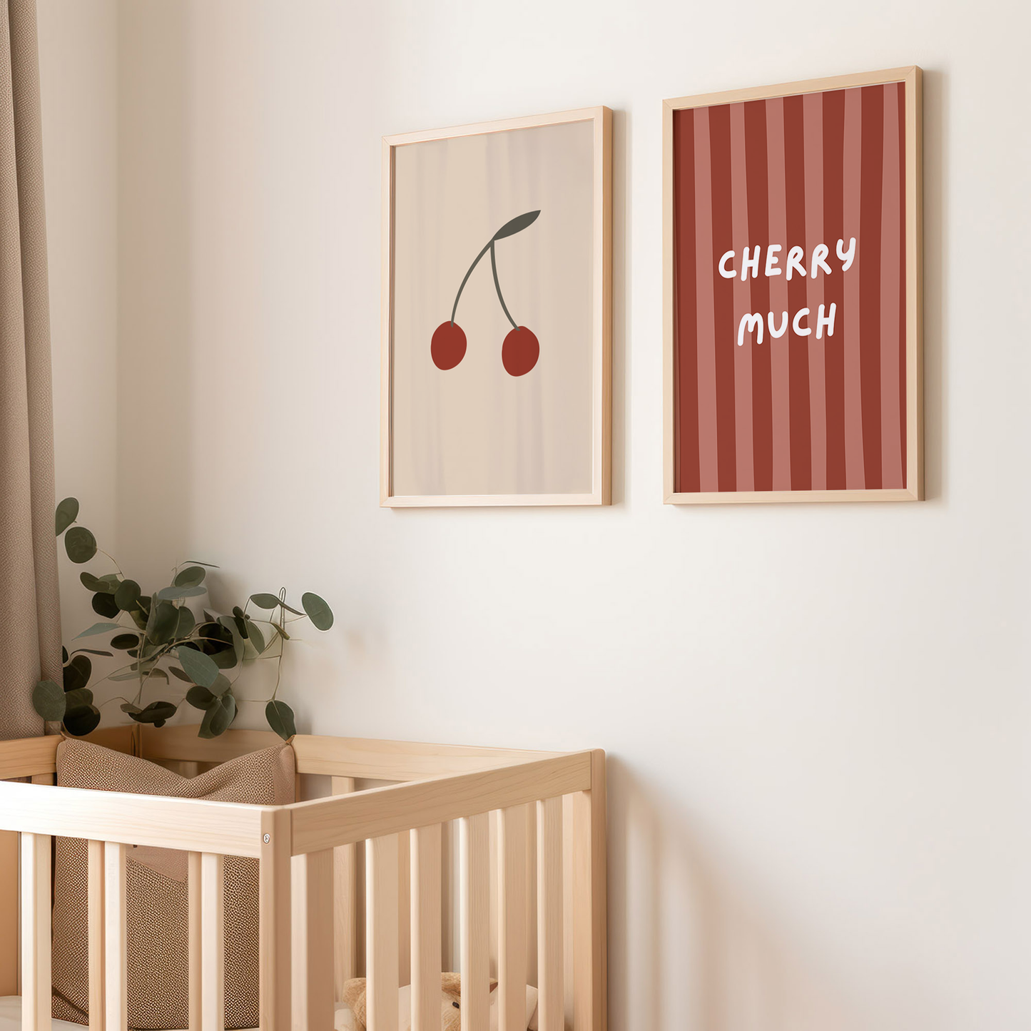 Cherry Much Red Wall Art Print