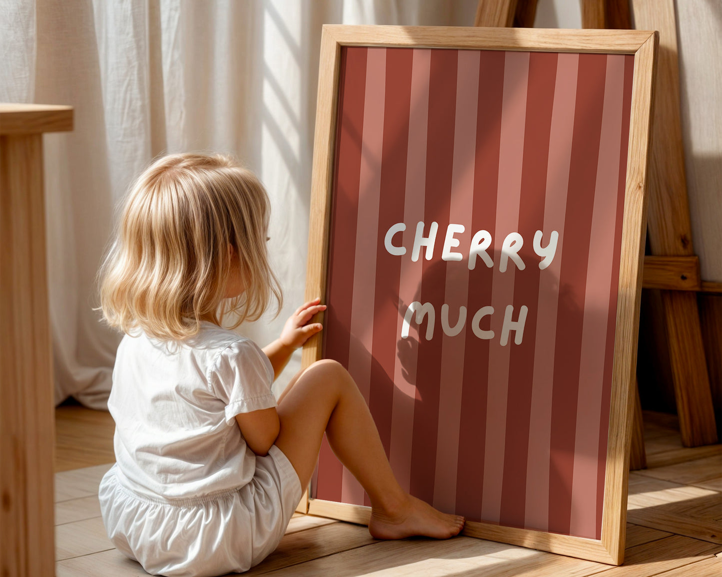 Cherry Much Red Wall Art Print