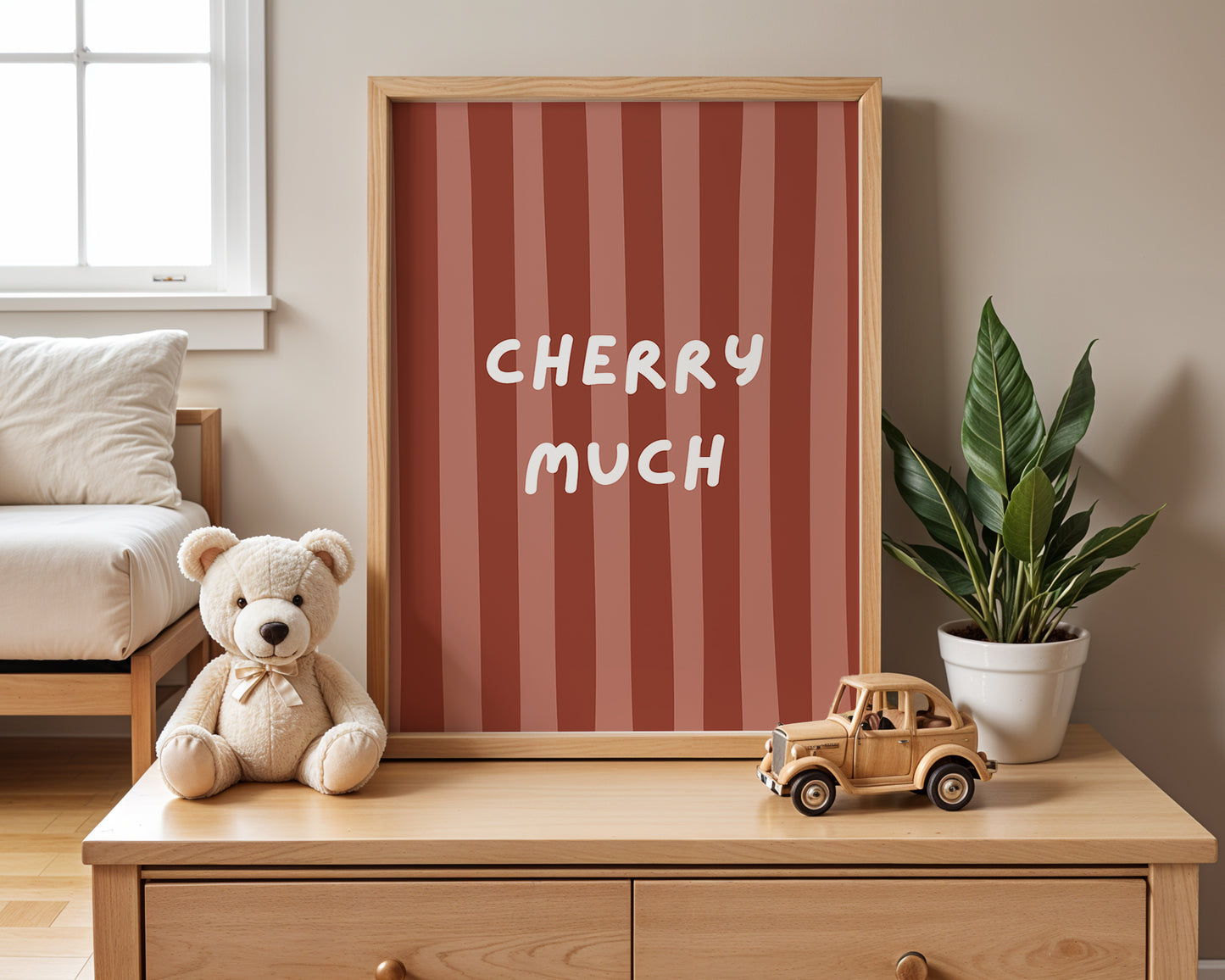 Cherry Much Red Wall Art Print