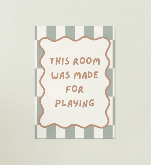 This room was made for playing - Sage