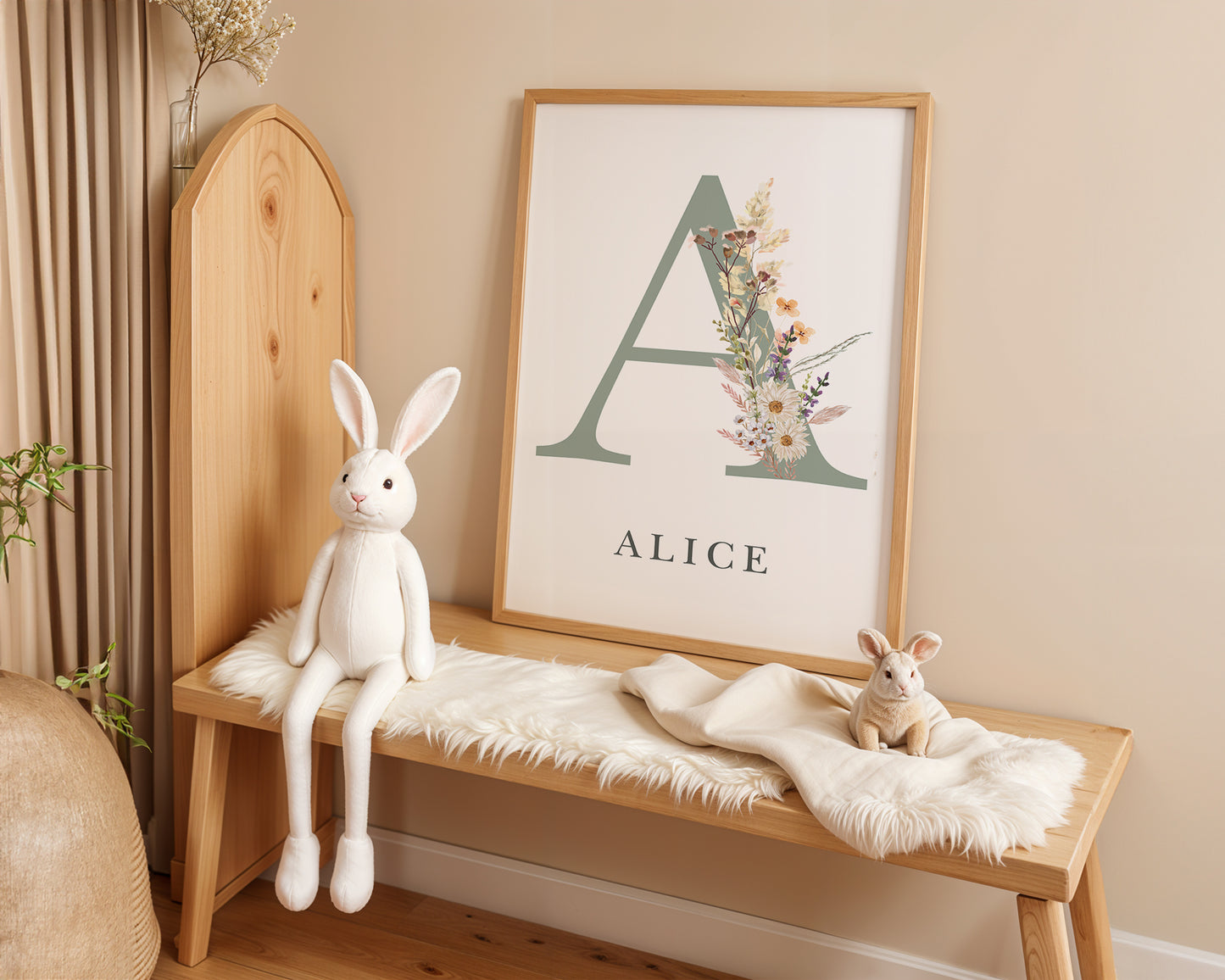 Wildflower Personalised Name Print