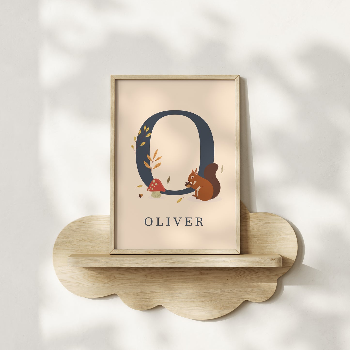 Woodland Personalised Name Print