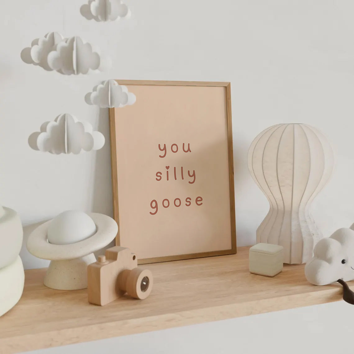 You Silly Goose Print - Pink
