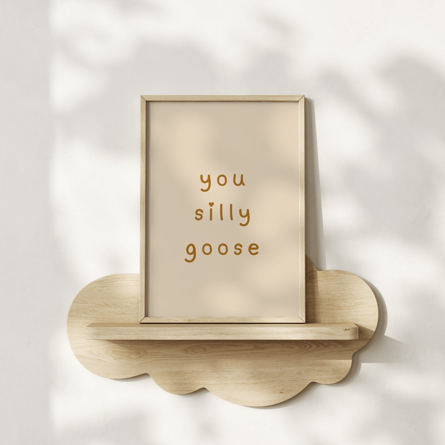 You Silly Goose Print - Yellow