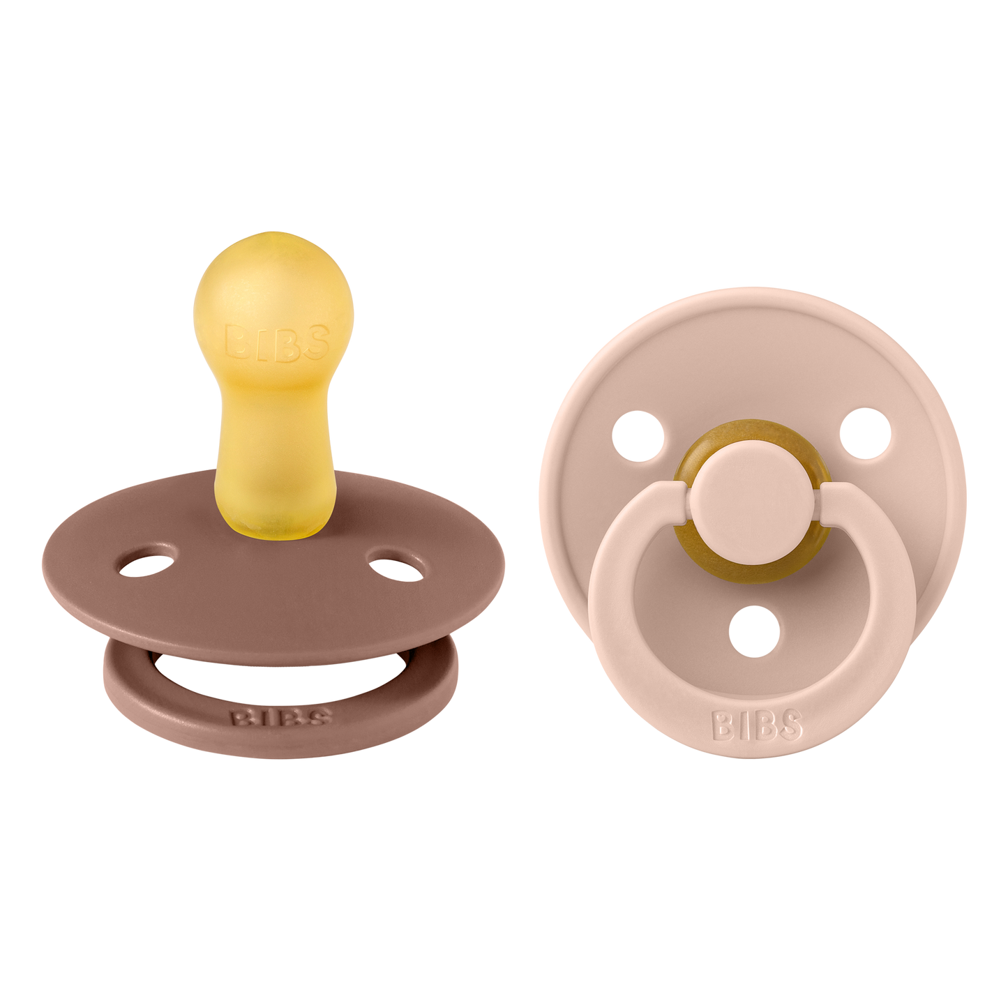BIBS 2 pack - Woodchuck/Blush