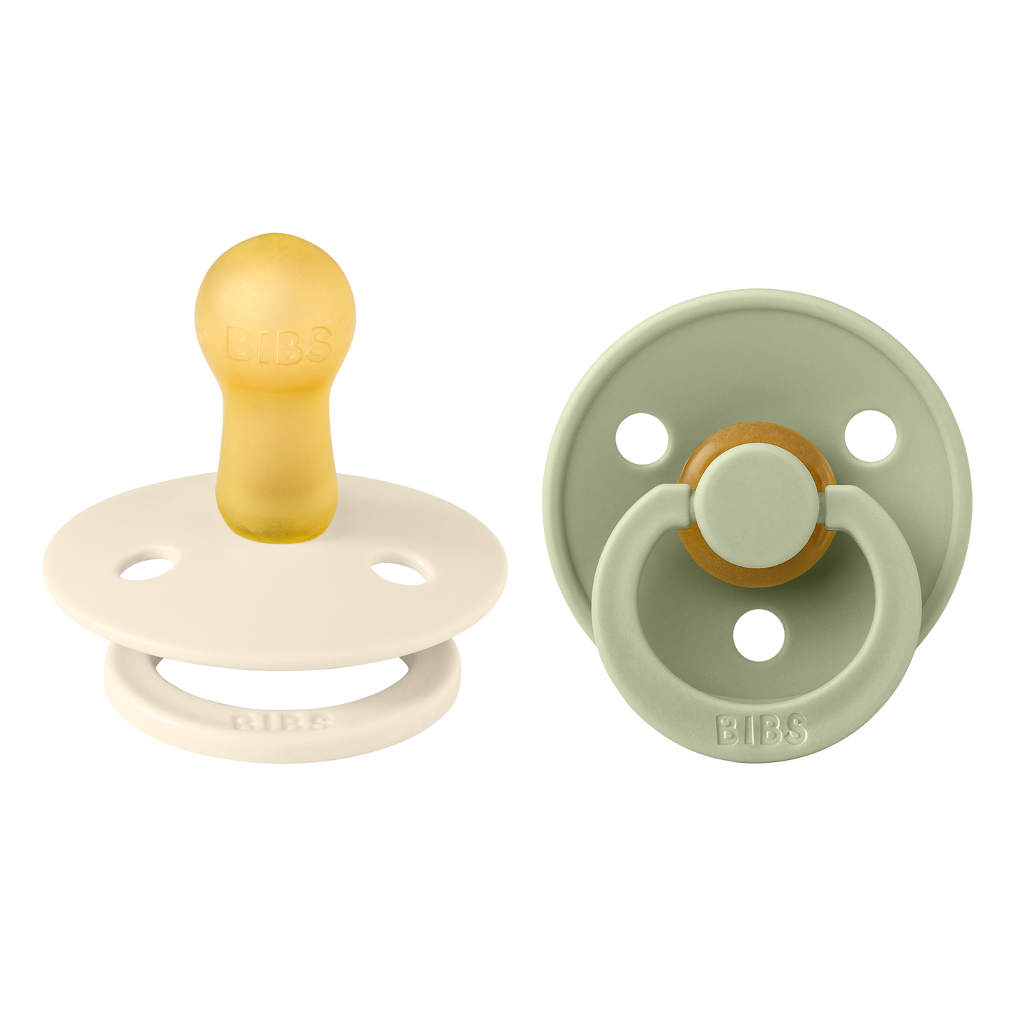BIBS 2 pack - Ivory/Sage