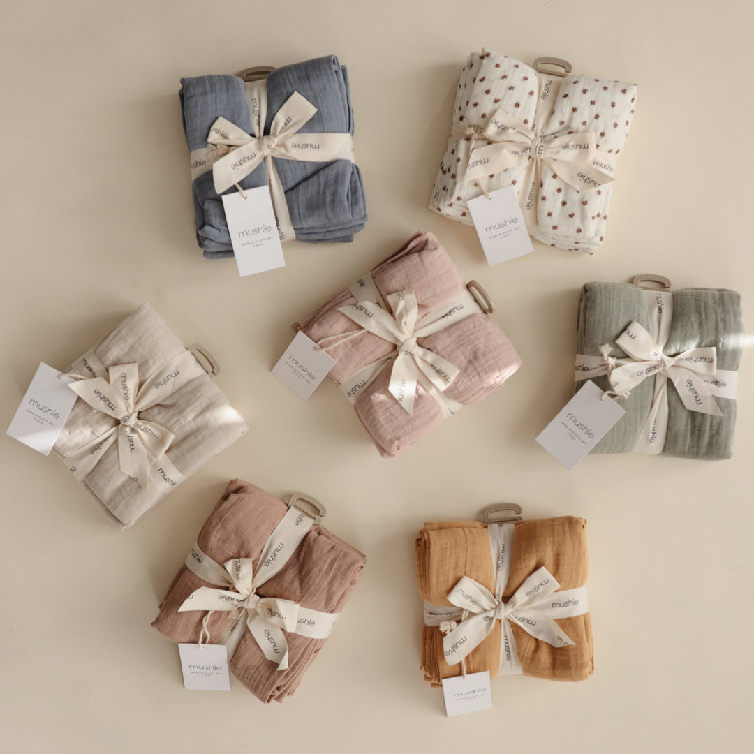 Muslin Cloths 3-Pack - Bloom