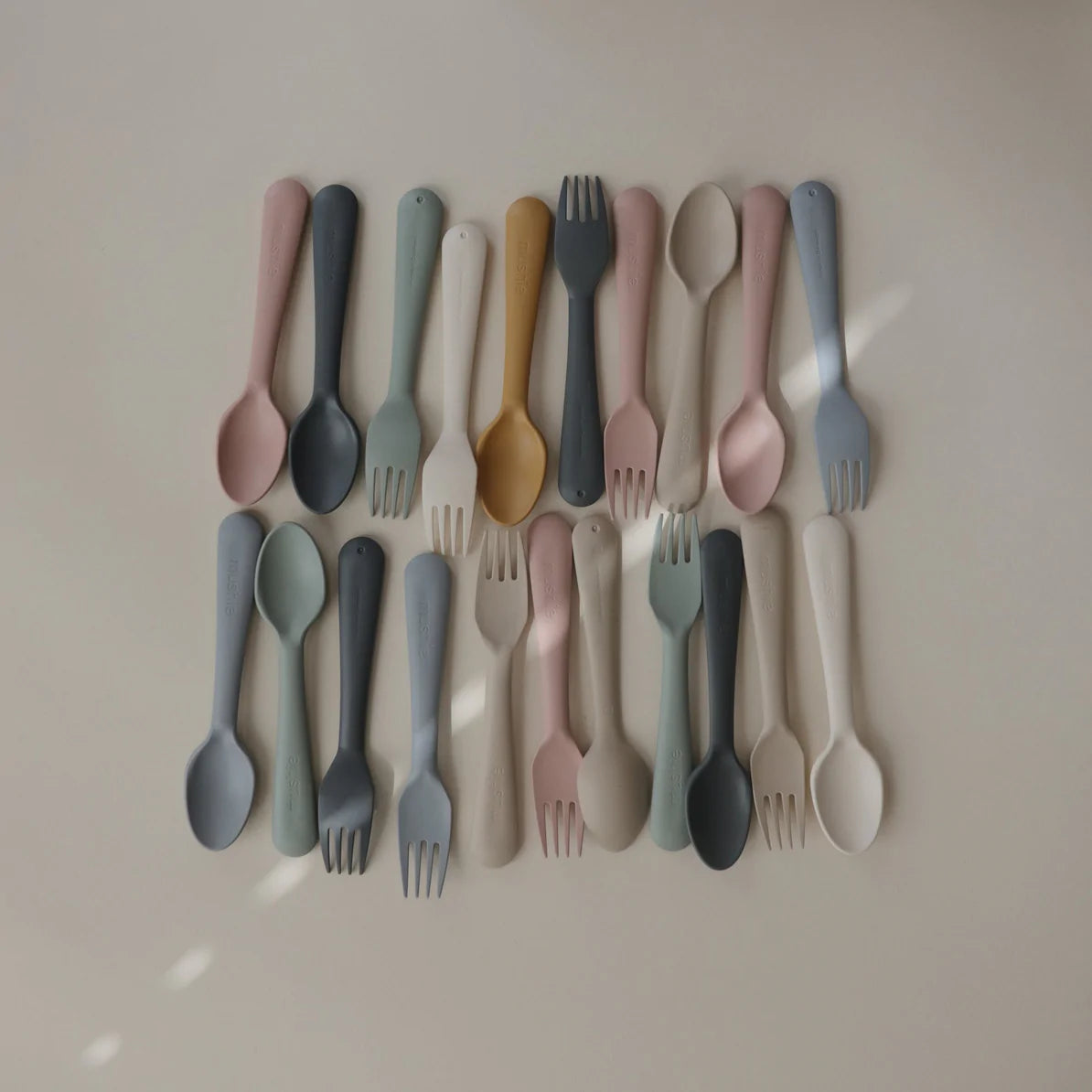 Fork and Spoon Set - Sage