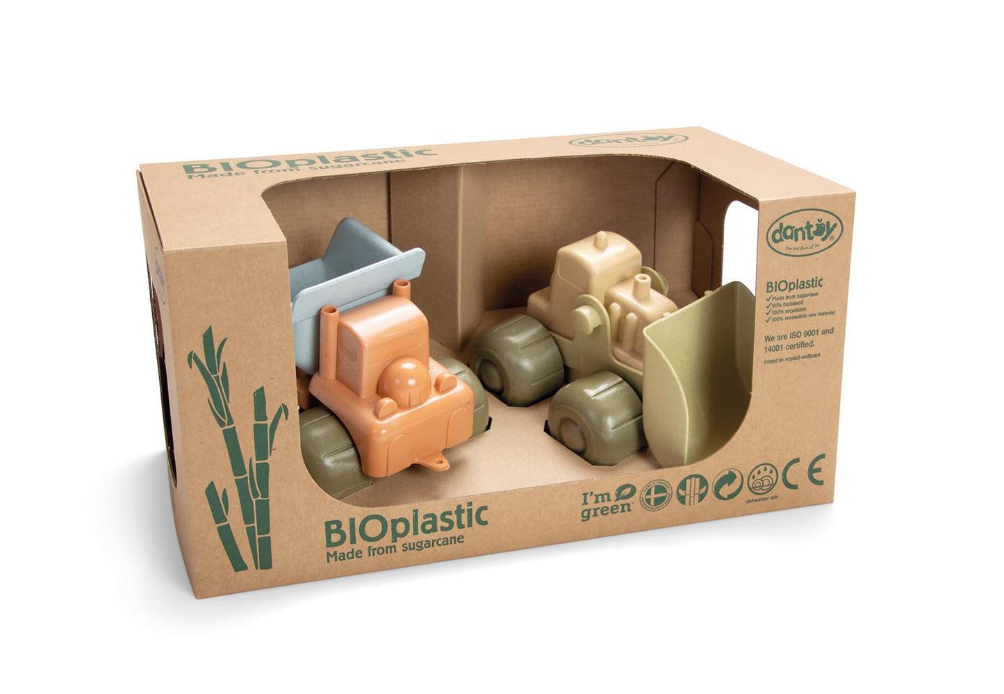 BioPlastic Construction Vehicle Set