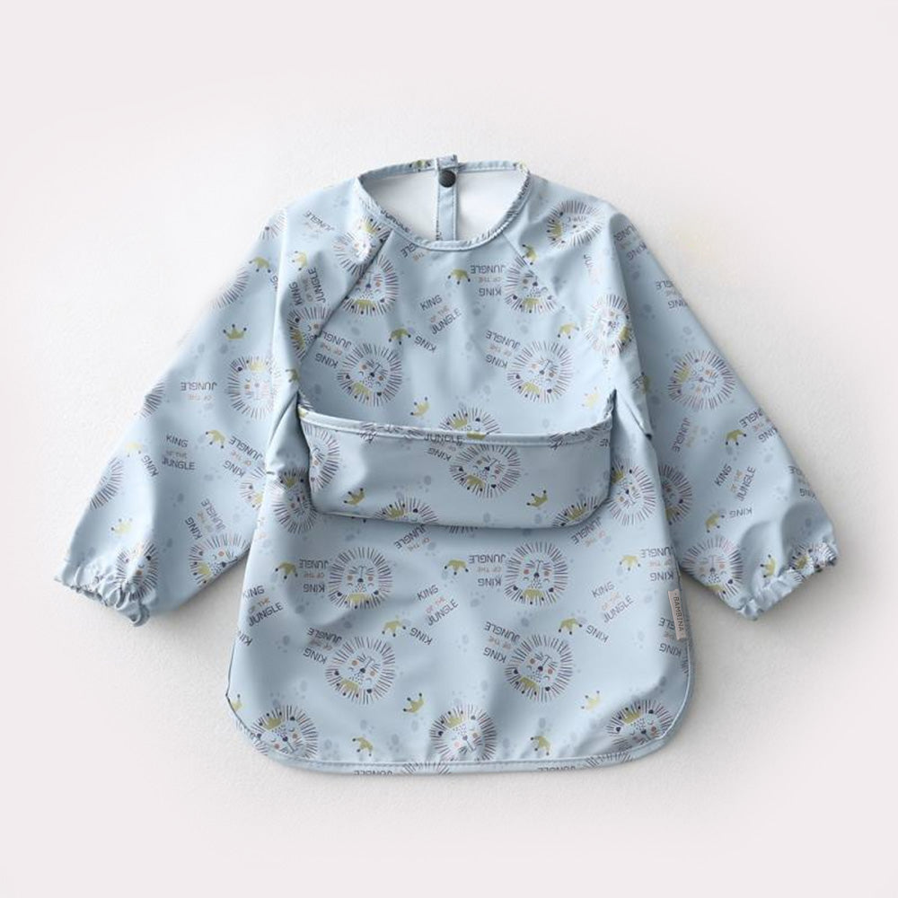 waterproof long sleeve cape bib lion jungle