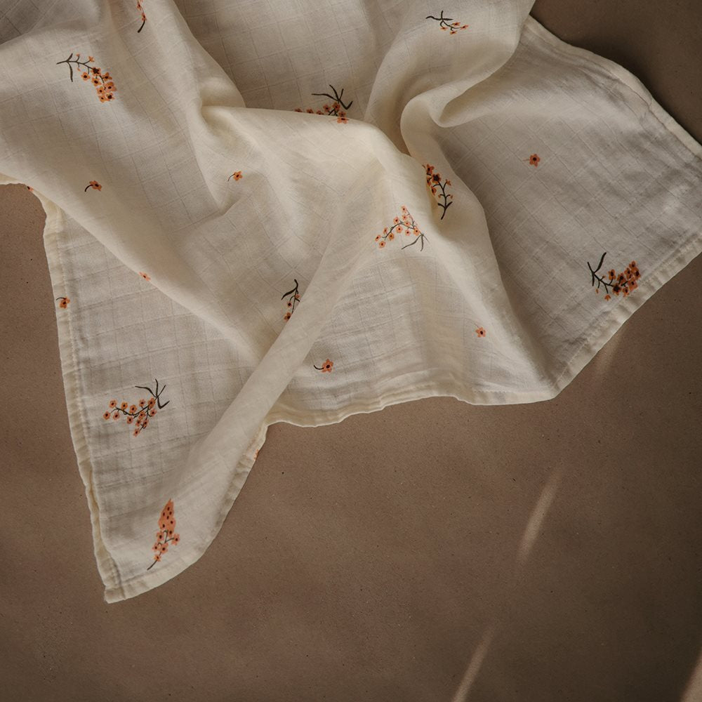 mushie flower muslins 3 pack