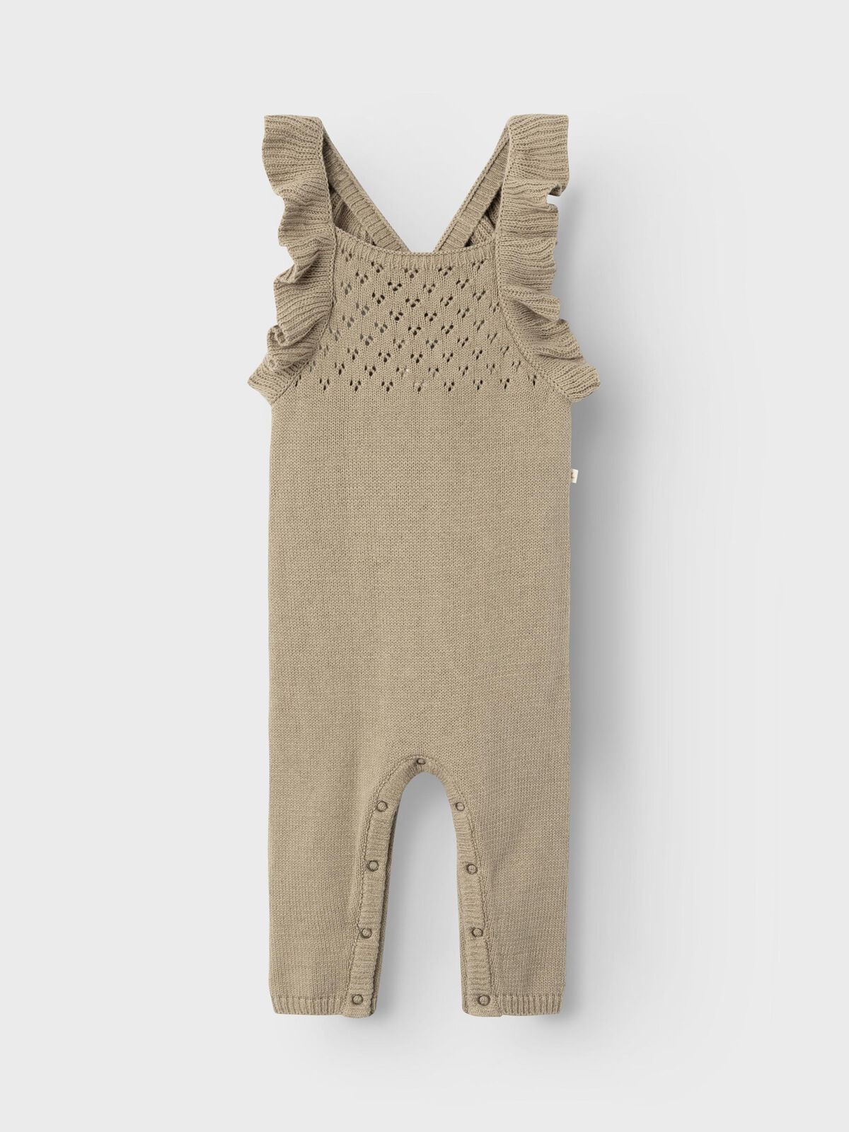 Knitted Overalls - Chinchilla