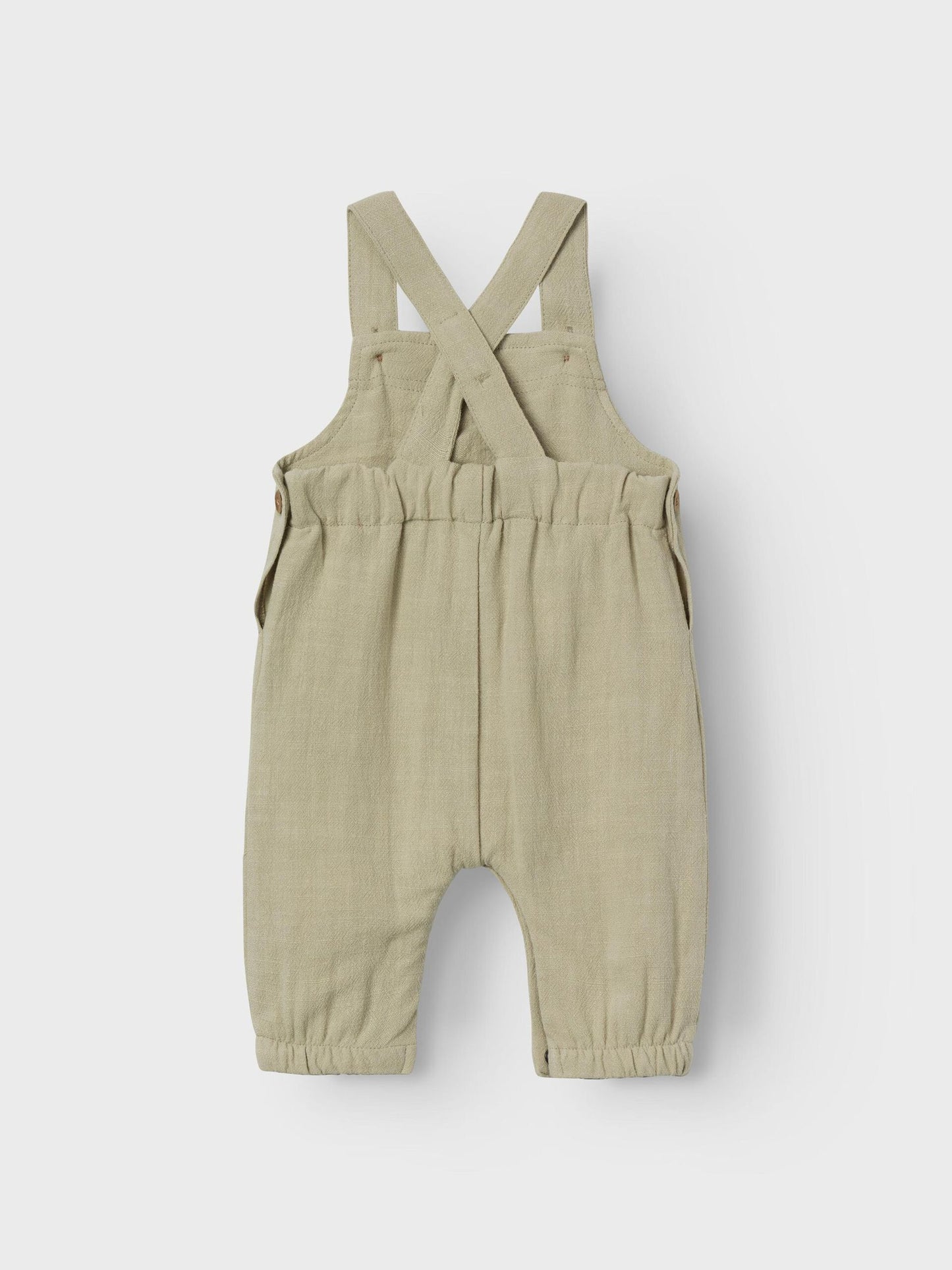 Loose Fit Overalls - Moss Gray