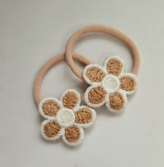 Hair Bobbins 2 pack - Flower Power