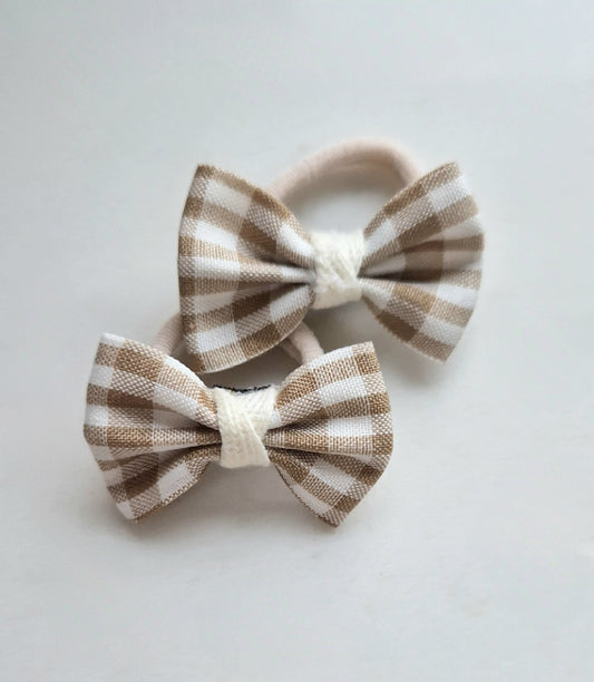 Hair Ties 2 pack - Gingham